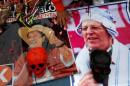 Peruvian shamans with posters of presidential   candidates Keiko Fujimori and Pedro Pablo Kuczynski perform a ritual of   predictions prior to elections in Lima