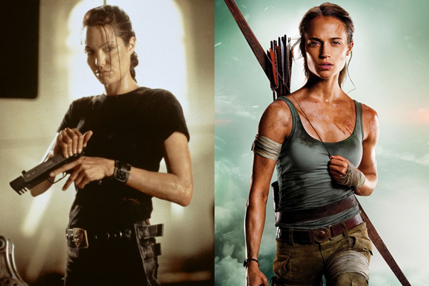 Angelina Jolie Vs Alicia Vikander！新舊版「盜墓者羅拉」性感大比拼 Yahoo奇摩時尚美妝