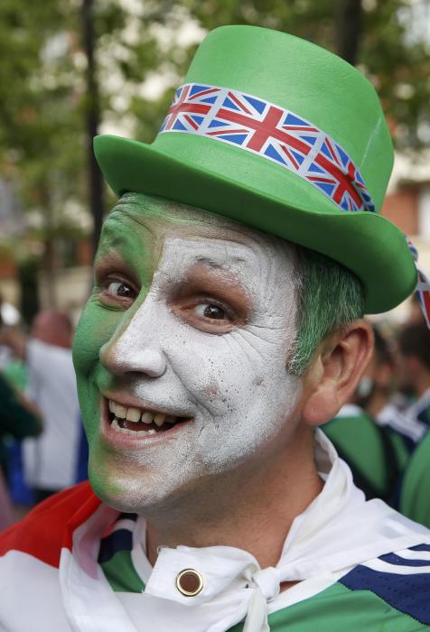 Football Soccer - Northern Ireland v Germany - Euro 2016 - Northern Ireland supporter