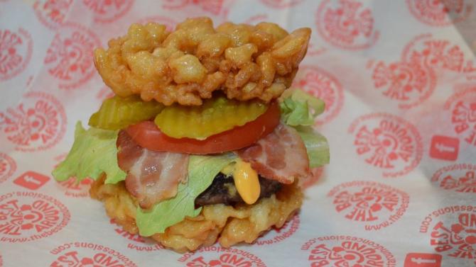 ... Florida State Fair Includes Funnel Cake Bacon Cheeseburger (ABC News