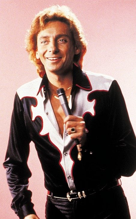 Barry Manilow in his hey-day - Credit:  Rex Features