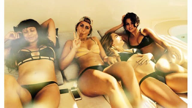 Selena Gomez Turns 22 With Bikini-Filled Girls Trip With Cara Delevingne