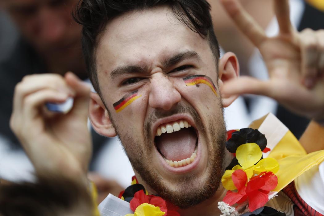 Germany fan before the match