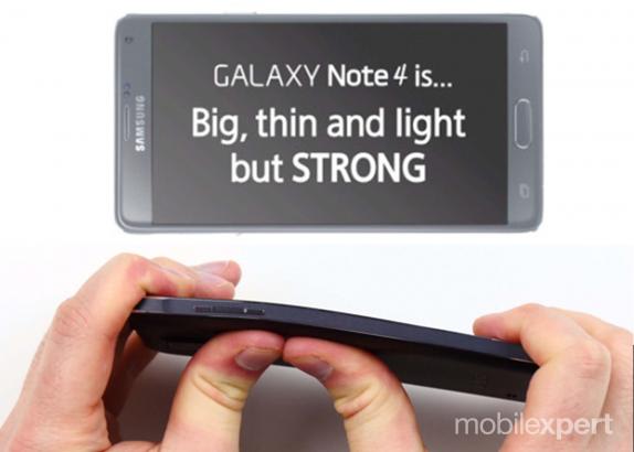 Bendgate makes new victim, the Galaxy Note 4 