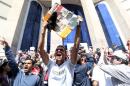 MANIFESTATION CONTRE LE PRÉSIDENT ÉGYPTIEN AU CAIRE