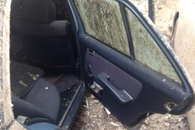 photo of mercedes barn find interior