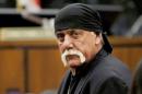 Terry Bollea, aka Hulk Hogan, sits in court during   his trial against Gawker Media, in St Petersburg, Florida