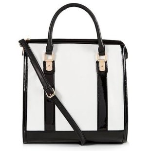 new-handbag-from-high-street-new-look-black-and-white-shopper-tote-bag ...