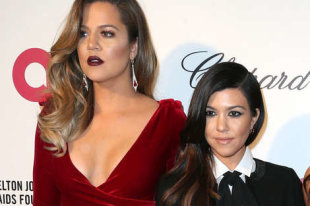 Kourtney and Khloe Kardashian