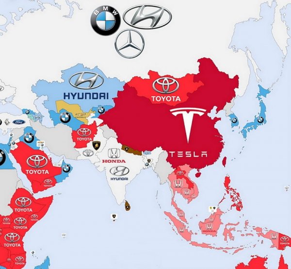 Toyota贏了全世界，卻輸了日本，世界各國Google「車廠關鍵字搜尋排名」大公開