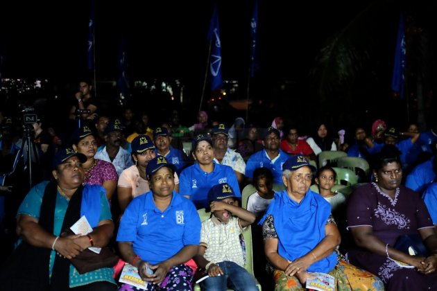 Part of the audience at the Barisan Nasional ceramah last night. – The Malaysian Insider pic by Afif Abd Halim, May 28, 2014.