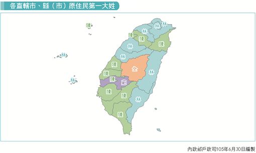 全國姓氏調查/全國「菜市場名」菜市場姓氏/原住民族部分，以姓