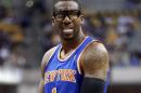 El centro de New York Knicks, Amare Stoudemire, durante el partido de semifinales de Conferencia ante Indiana Pacers, el 14 de mayo de 2013, en Indianápolis