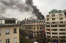 Incendie dans le quartier de la Bourse, à Paris