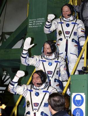 Members of the ISS crew, Russian cosmonauts Skvortsov&nbsp;&hellip;