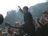 Jean-Noël Scherrer, le guitariste et chanteur de Last train, à Rock en Seine le 30 août 2015