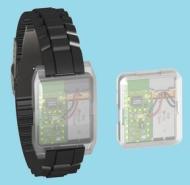 PNI Sensor's SENtrode is the first smartwatch-sized wearable development kit. A second version of SENtrode in a separate housing fit for Internet of Things (IoT) devices, such as smart home appliances and connected sensor networks, is also available. Click here for high-resolution version