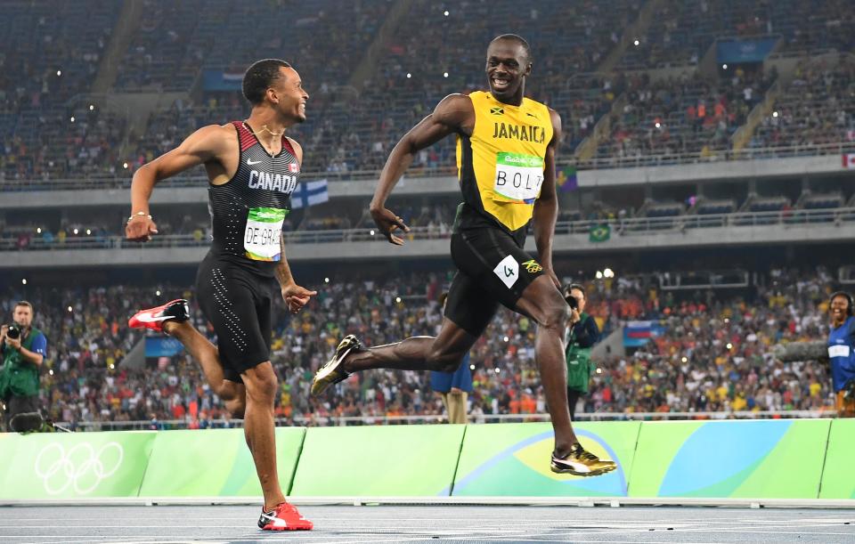 Twitter Goes Wild Over Usain Bolt and Andre De Grasse’s Olympic Bromance