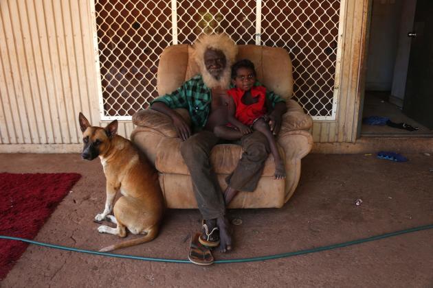 Casa de un nativo australiano