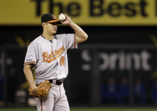 Baltimore Orioles starting pitcher Wei-Yin Chen (AP Photo/Matt Slocum )