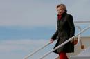 U.S. Democratic presidential nominee Hillary Clinton   arrives in Cleveland