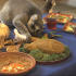 Raw: Lemurs Enjoy Thanksgiving Dinner at Zoo