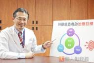 王金洲主任（如圖）表示，標靶藥物治療肺腺癌，主要是希望仍能保有更好生活品質。（攝影／江旻駿）