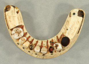 Una de las dentaduras de George Washington