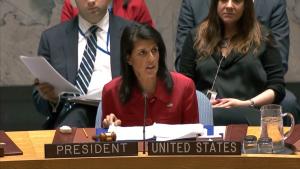 Nikki Haley warns the US is &#39;prepared to do more&#39;&nbsp;&hellip;