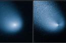 Comet C/2013 A1, also known as Siding Spring, is seen as captured by Wide Field Camera 3 on NASA's Hubble Space Telescope