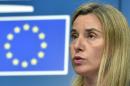 la chef de la diplomatie européenne, Federica Mogherini, au siège de l'Union européenne à Bruxelles le 20 juillet 2015