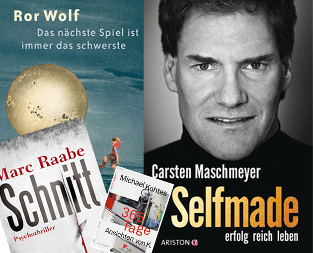 Denis Scheck Buch-Tipps Michael Kohtes Marc Raabe Ror Wolf Carsten ...