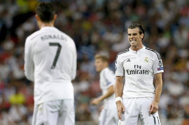 GRA595. MADRID. 16/09/2014.- El delantero galés del Real Madrid Gareth Bale (d) y el portugués Cristiano Ronaldo (i) durante el partido de la primera jornada de la fase de grupos de la Liga de Campeon