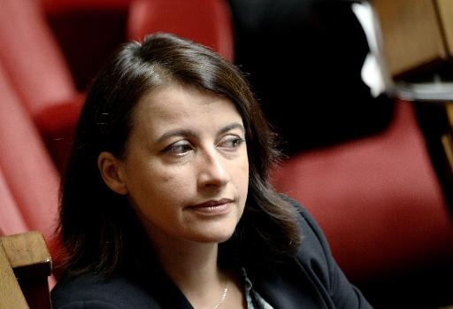 Cécile Duflot à l'Assemblée nationale à Paris, le 8 octobre 2014