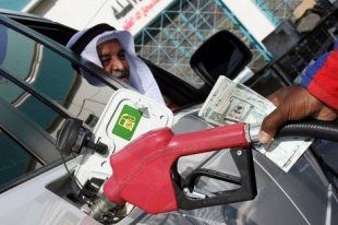 沙烏地阿拉伯加油站。(來源：AFP)