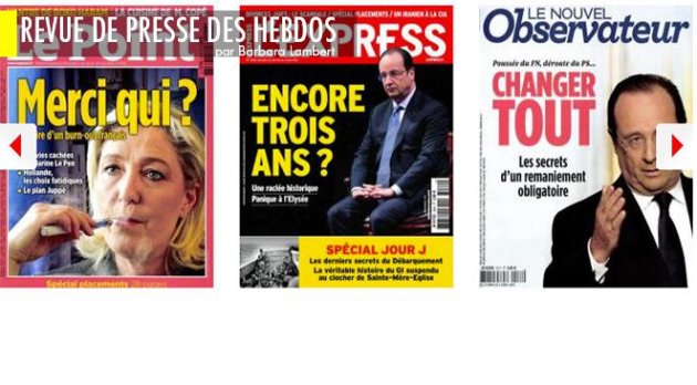 Marine Le Pen : prochaine étape, démissionner du FN ?, Bygmalion : Sarkozy dans la ligne de mire, Finkielkraut : sa (drô Atlantico-yahoo-1586924