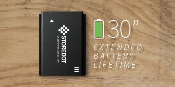 世界最極速電池-30秒手機完全充飽