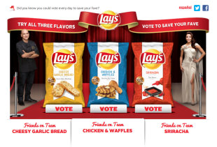 Top 10 Influential Social Media Marketing Campaigns Of 2013 image marketing strategy Lays DoUsAFlavor