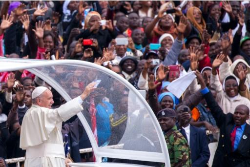 Le pape François à Nairobi, le 26 novembre 2015