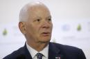 U.S. Senator Ben Cardin, Maryland, attends the World   Climate Change Conference 2015 (COP21) at Le Bourget, near Paris, France