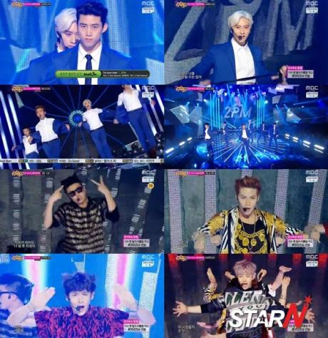 「音樂中心」2PM，男人-愉快 同時展現 「瘋了嗎？」