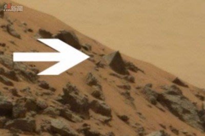 火星表面發現金字塔  天文探討