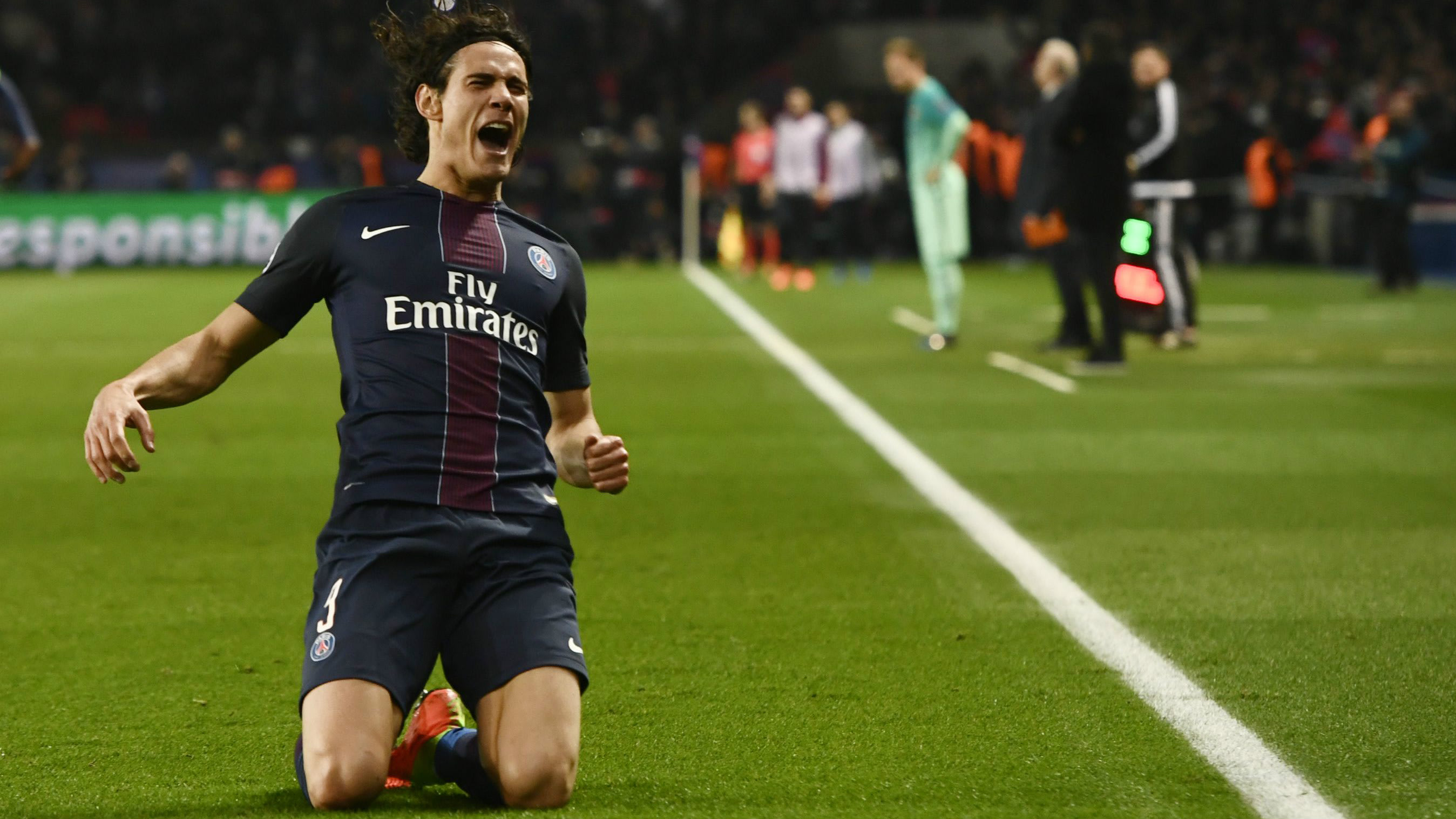 HD Edinson Cavani PSG Barcelona Champions League 14022017