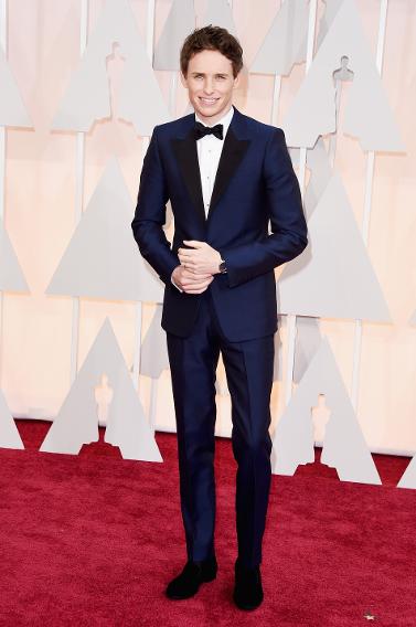 BEST: Eddie Redmayne in Alexander McQueen