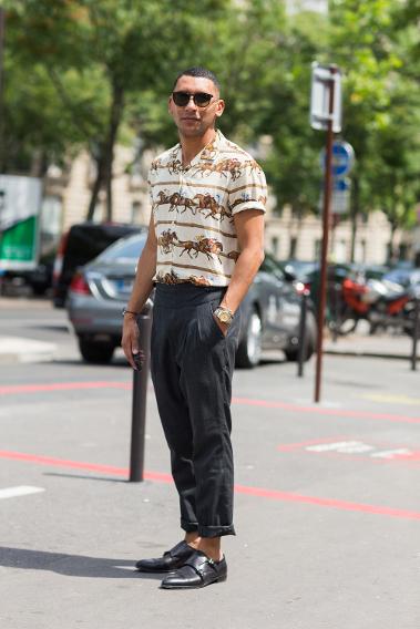 Men Show Off Skirts, Jumpsuits & Florals During Paris Fashion Week