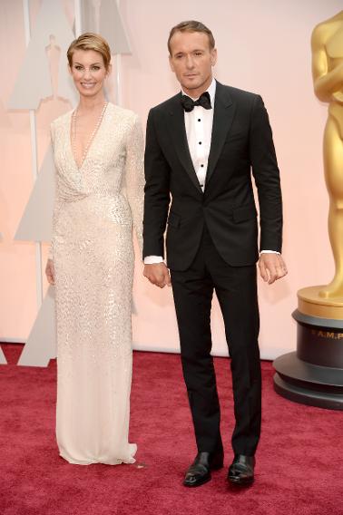 BEST: Faith Hill in J.Mendel and Tim McGraw in Lanvin