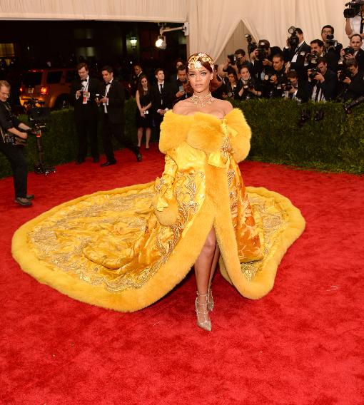 Rihanna in Guo Pei.