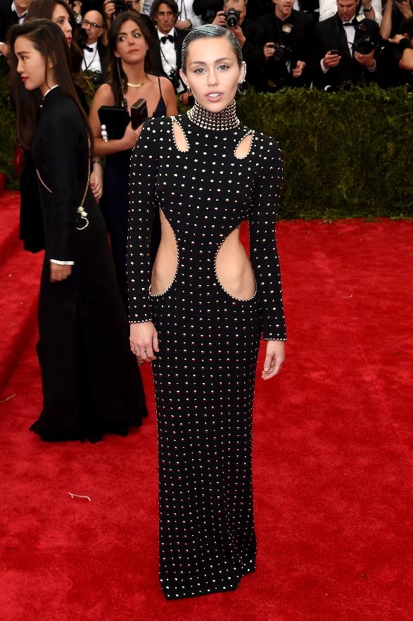 Miley Cyrus in Alexander Wang.