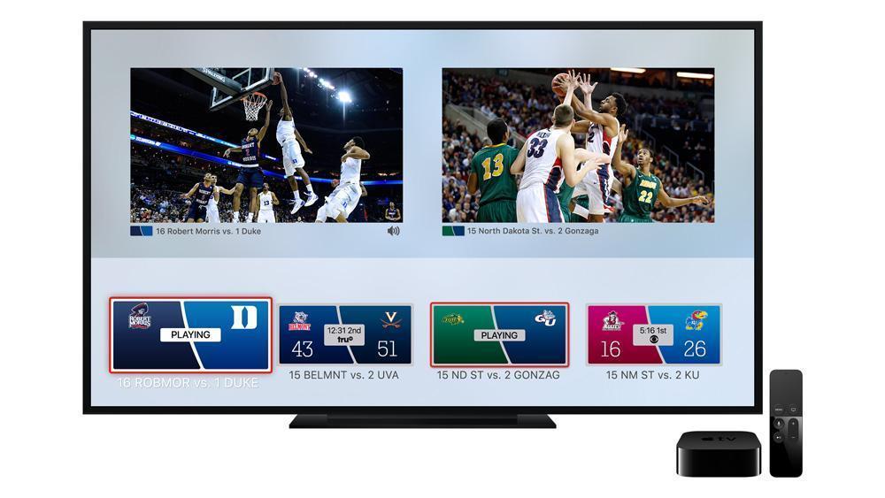 Apple TV Scores March Madness App Exclusive SplitScreen Games