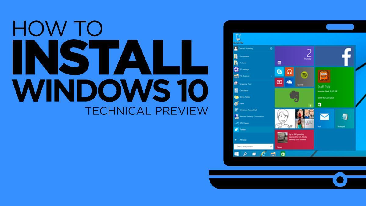 How to Install the Preview Version of Windows 10